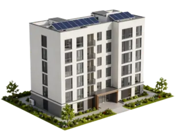 3D Energy Efficient Apartment Building