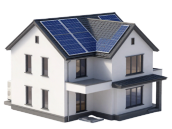 3D Luxury Energy Efficient House 1