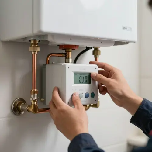 Boiler Controls Close Up Engineer