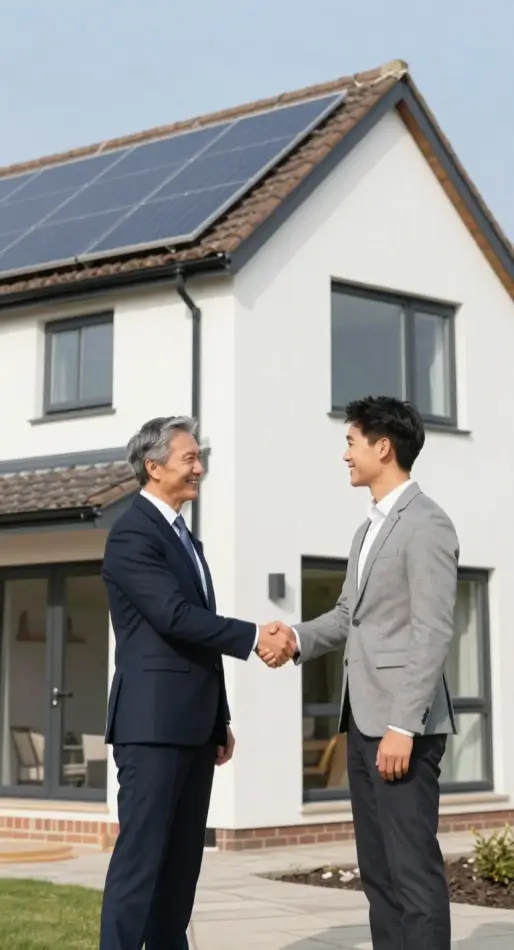 Consultant Homeowner Handshake