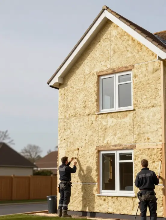 External Wall Insulation Installation