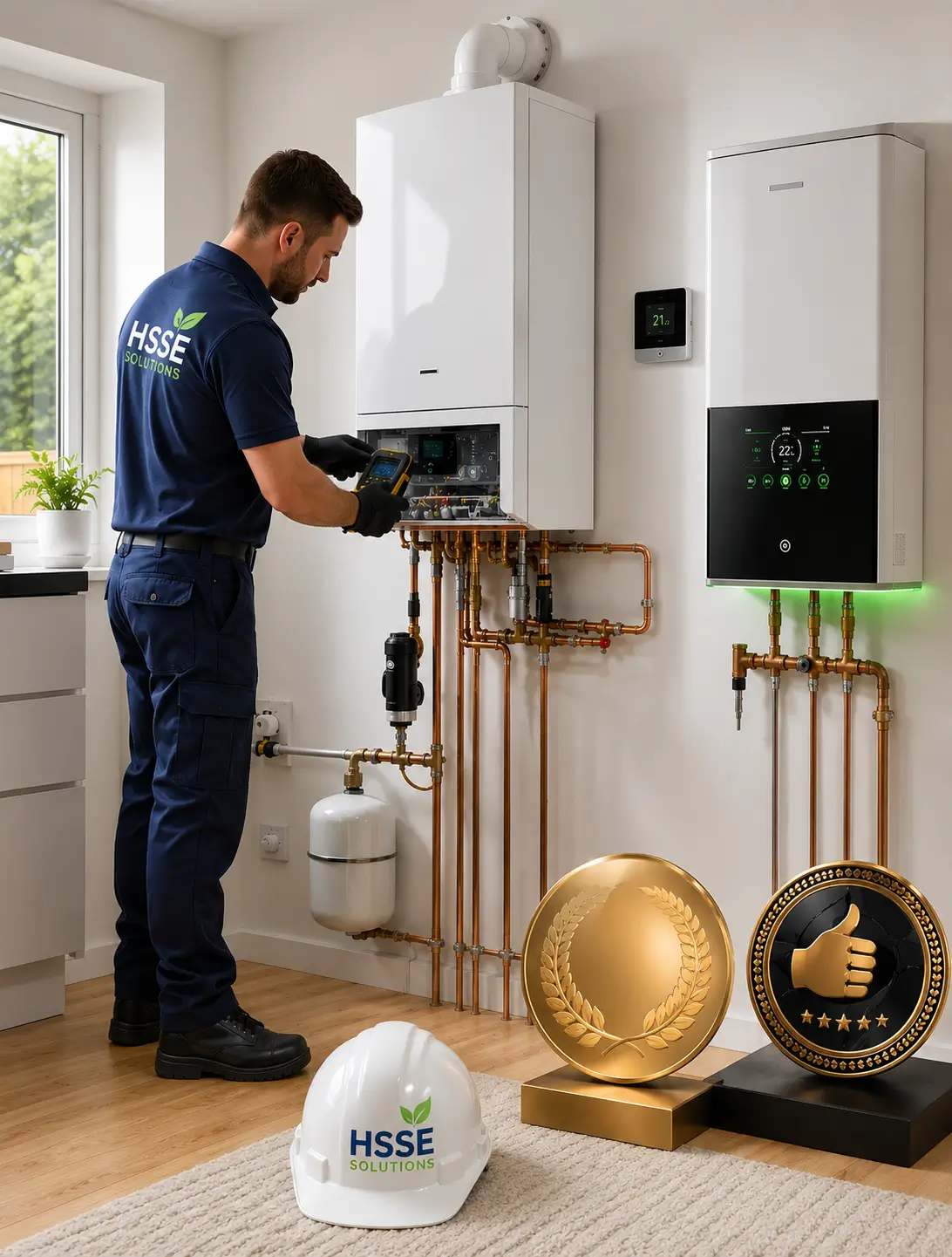 Gas Boiler Installation Air Source Heat Pump Support 1