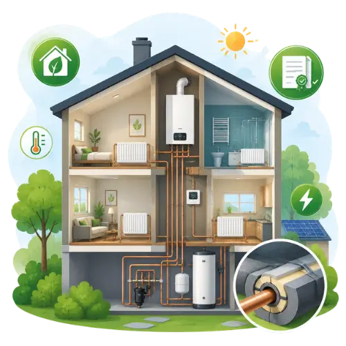 How Our First Time Central Heating Process Works 1