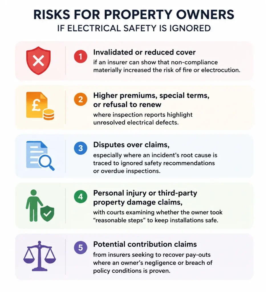 Impact on Insurance and Property Liability / Electrical Safety Penalties Property Owners 