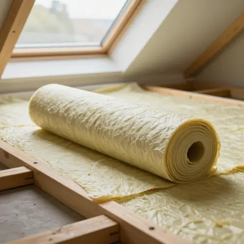 Loft Insulation Close Up