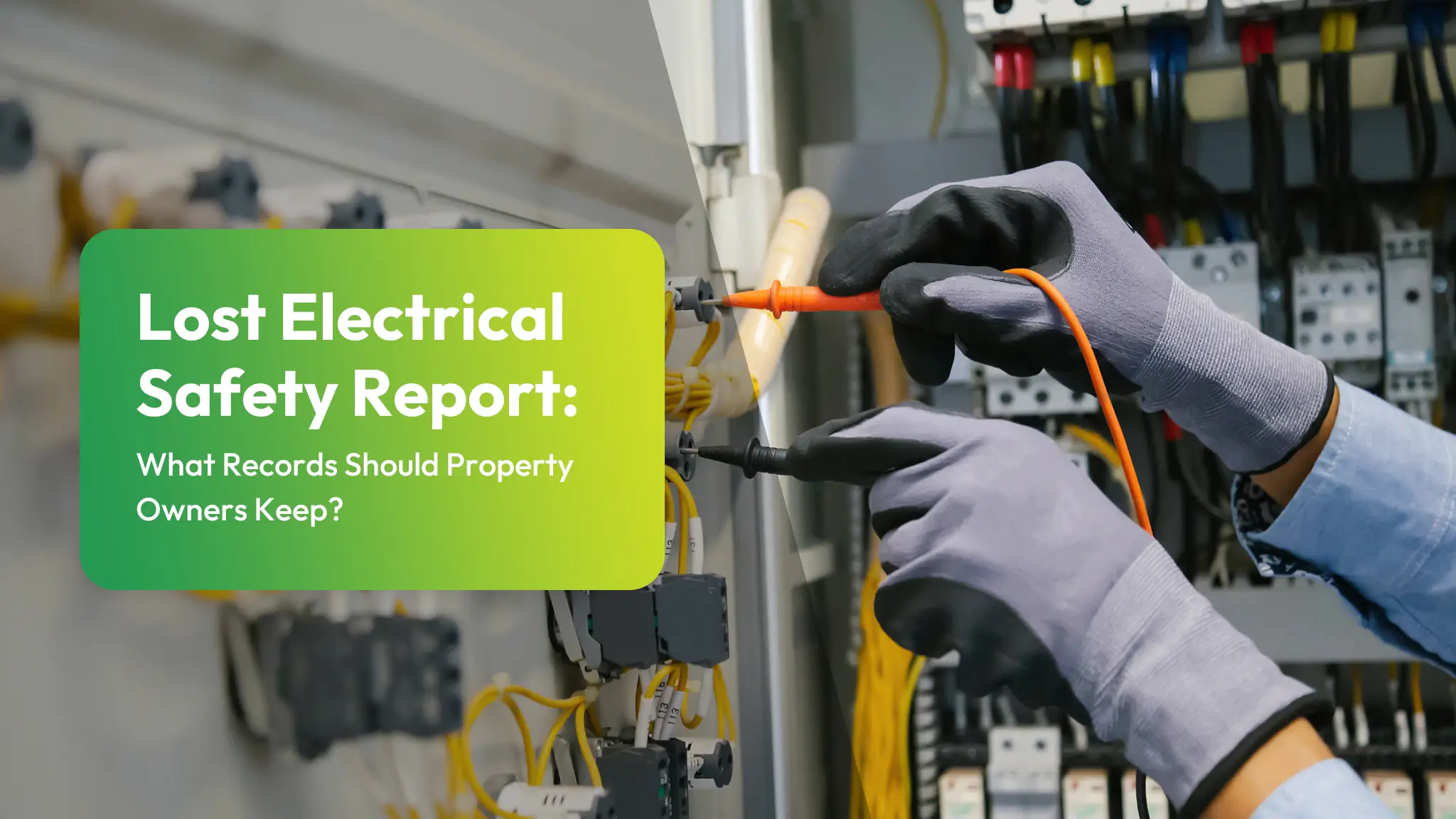 Lost Electrical Safety Report Lost Electrical Safety Report What Records Should Property Owners Keep